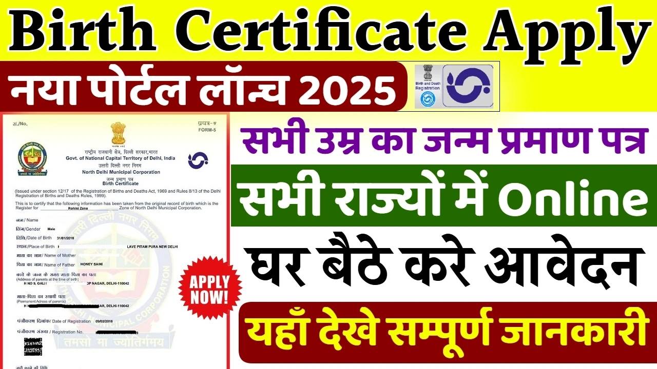 Birth Certificate Apply Online