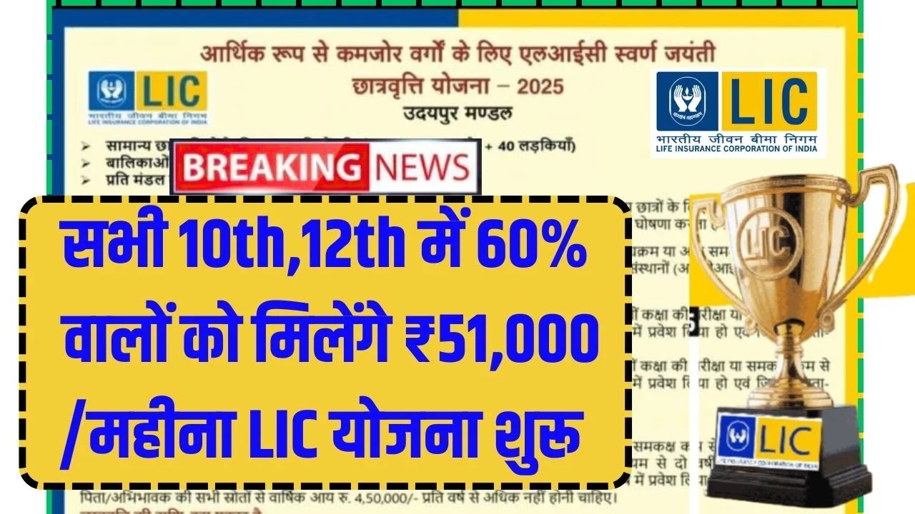 LIC Golden Jubilee Scholarship 2025