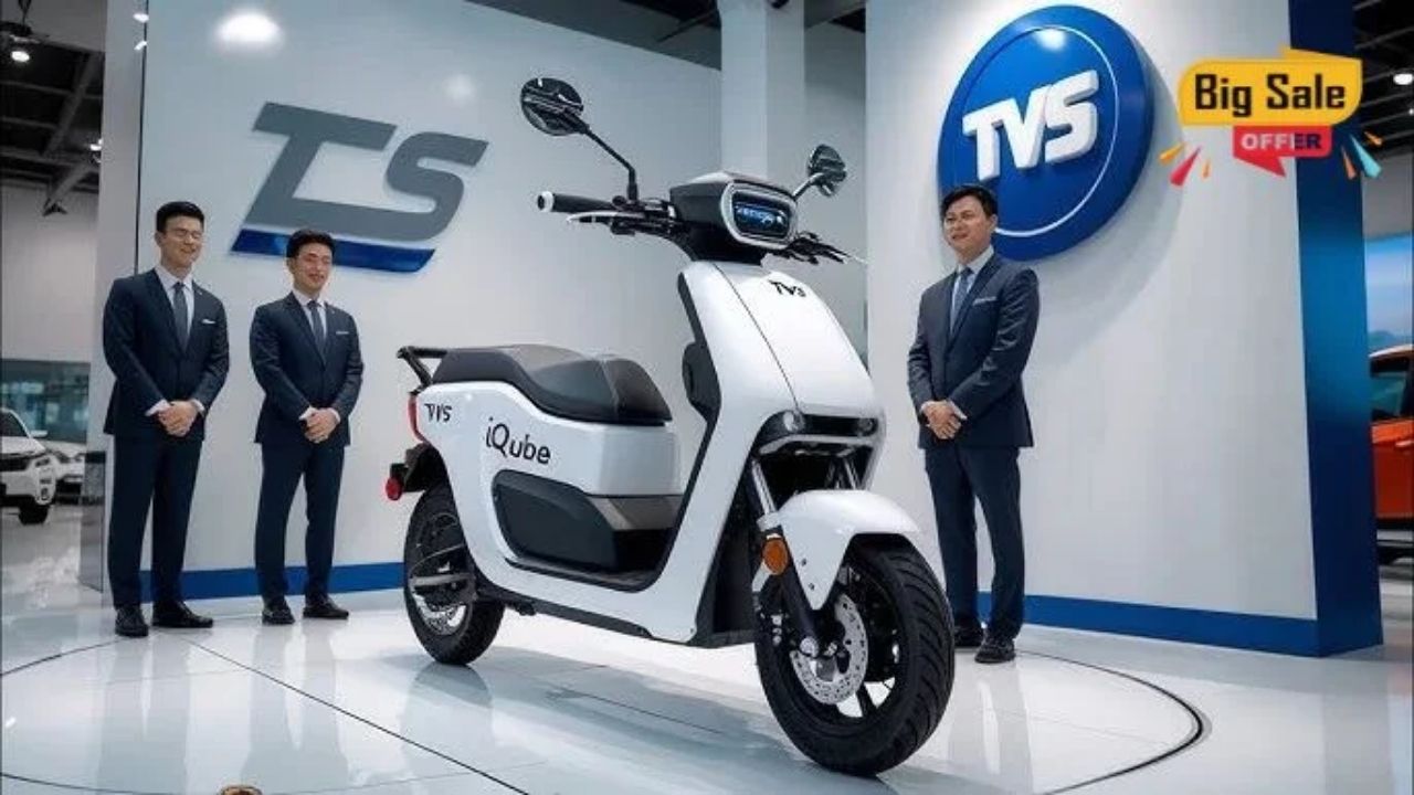TVS's powerful performance hybrid scooter