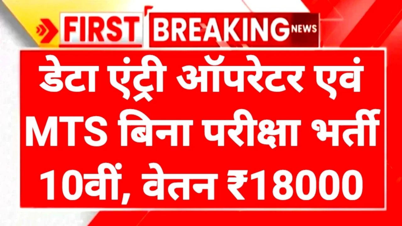 University Data Entry Operator