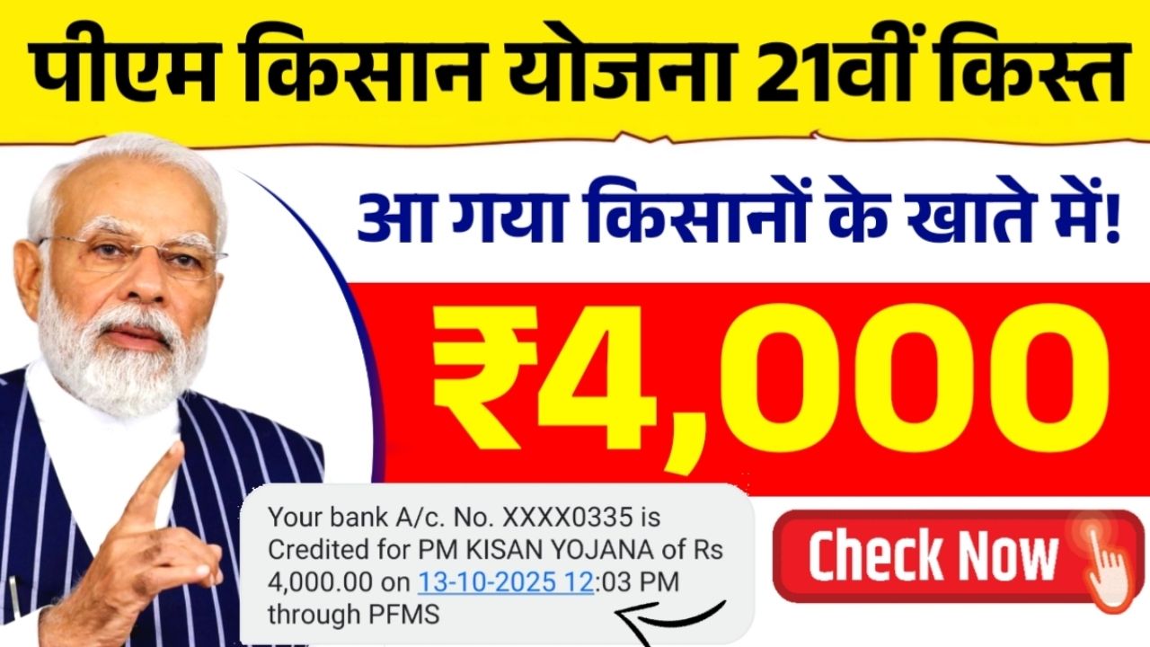 PM Kisan 21st Installment Date 2025